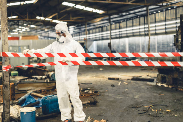 Professional Biohazard technician working in Williamstown, PA